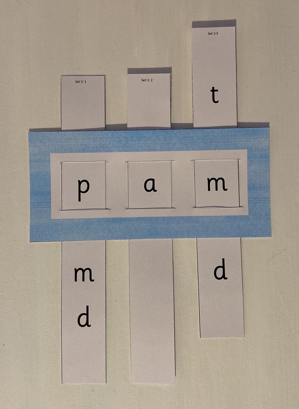 Letter Slider - Pack A