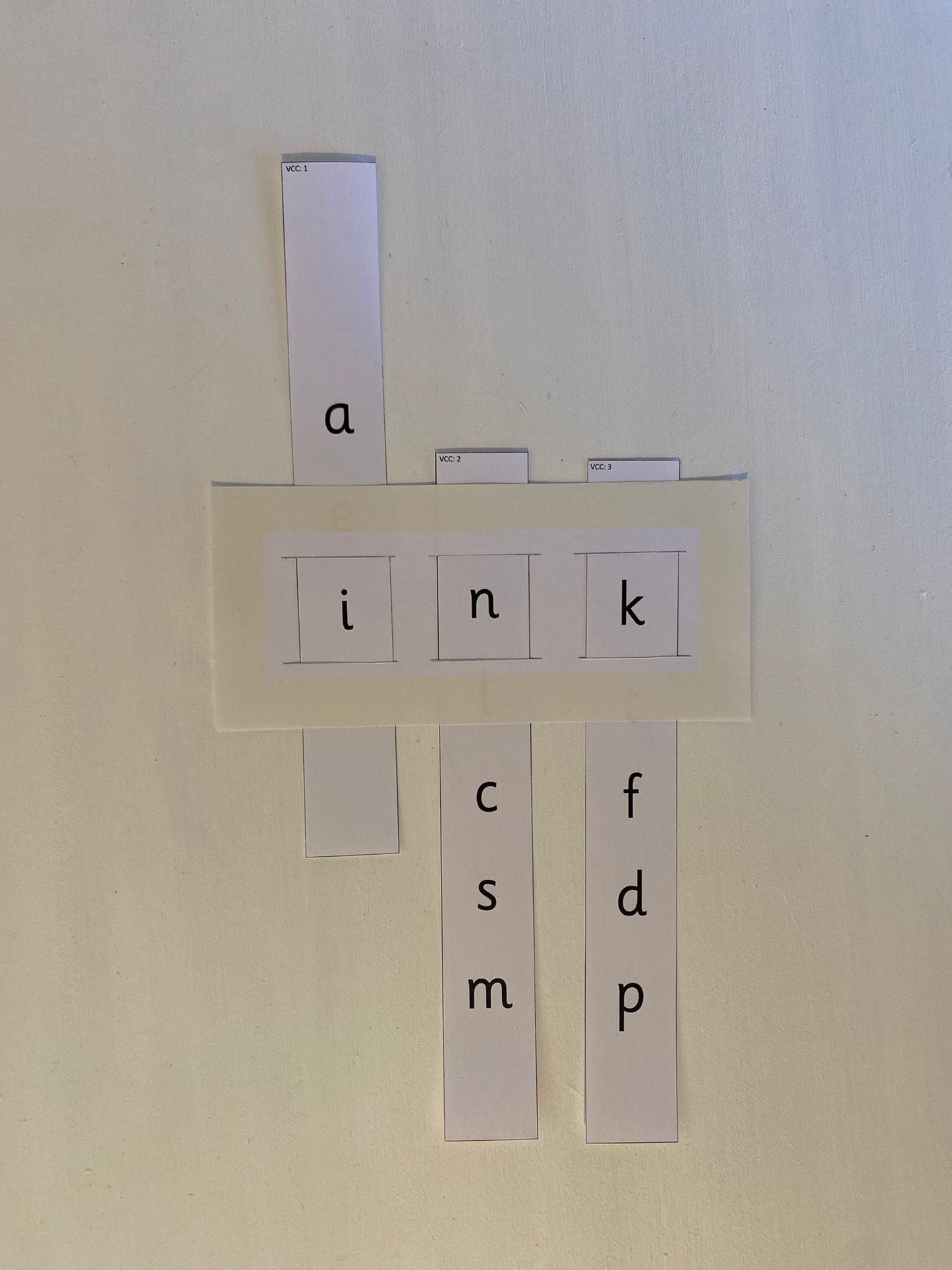 Letter Slider - Pack B