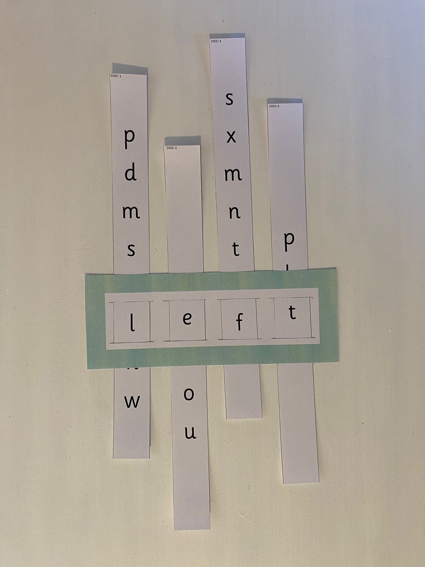 Letter Slider - Pack B