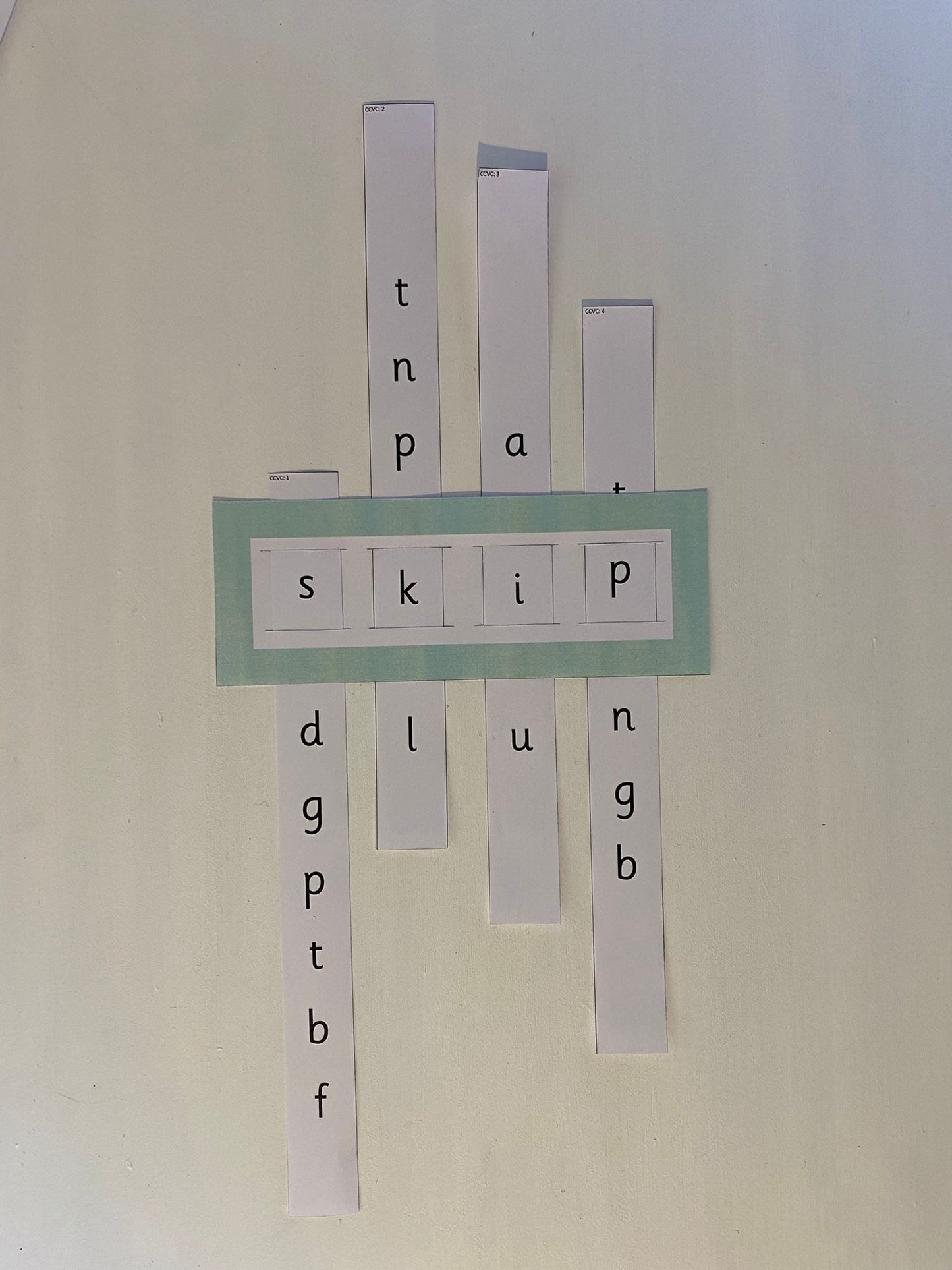 Letter Slider - Pack B