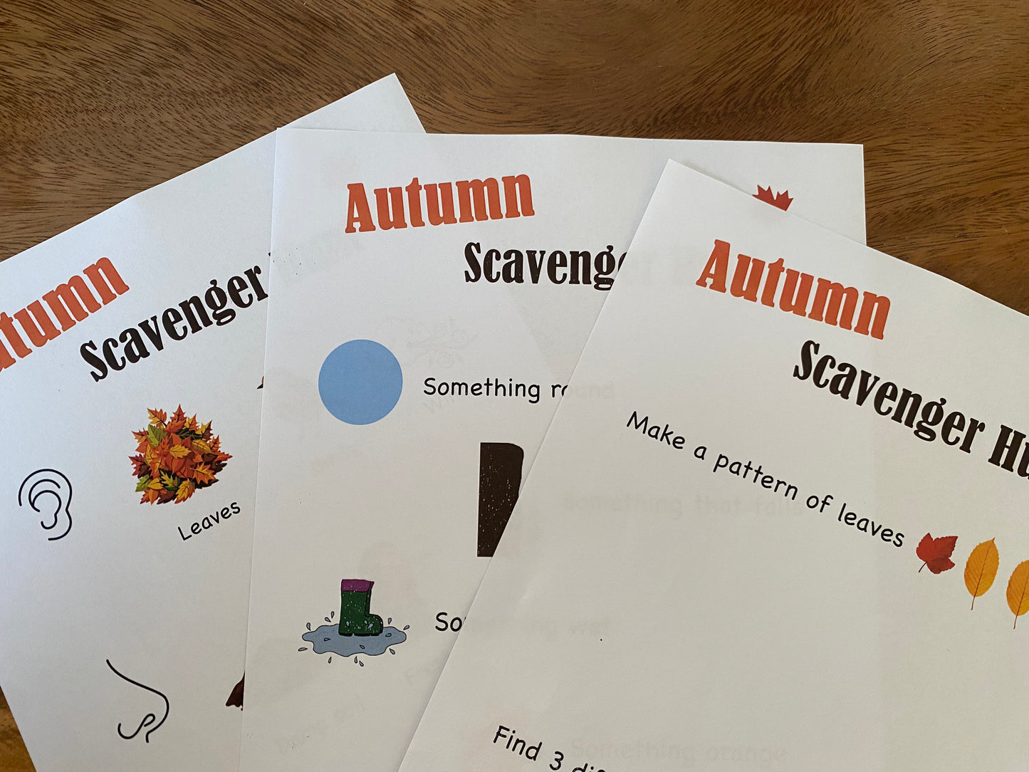 Autumn Scavenger Hunt