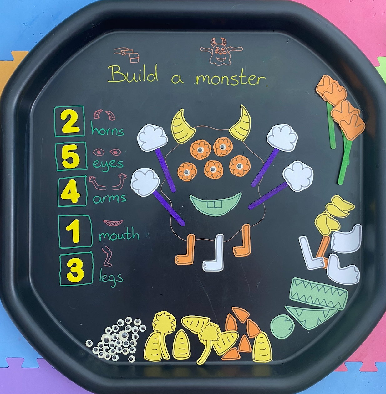 Build a Monster - Counting Activity