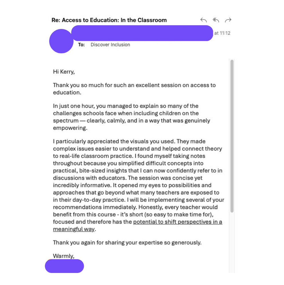 Access to Education - In the Classroom - 20th September